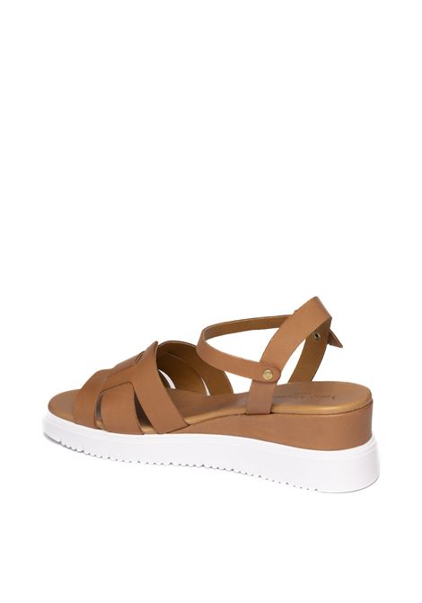 Tan leather sandal YUNA MARSELLA | FZ318VIT-CUOIO